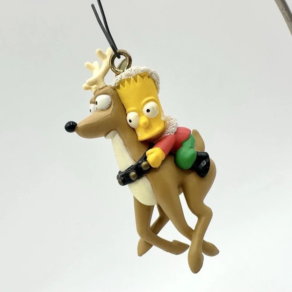2004 The Simpsons Heirloom Christmas Ornament Collection Homer Bart Lisa Vintage